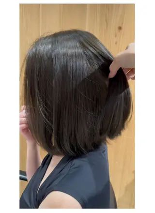 ショート カラー スキバサミを使わない カット🌼唯🌼のヘアスタイル