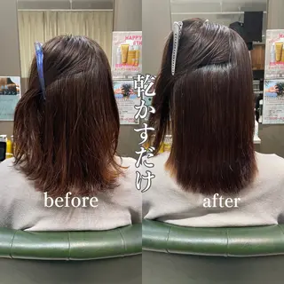 ミディアム 髪質改善ストレート/ 廣瀬のヘアスタイル