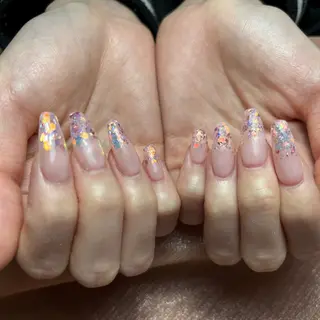 ネイル BeautifulA 🌈🍭💜のネイルデザイン