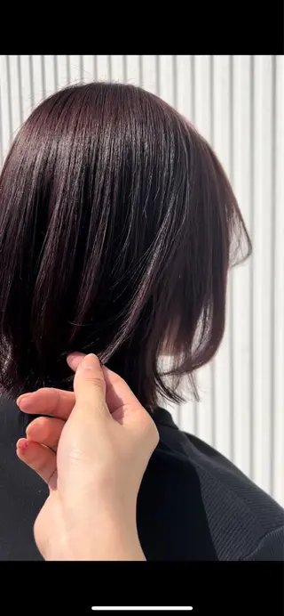 ミディアム カラー 東山 紗月のヘアスタイル