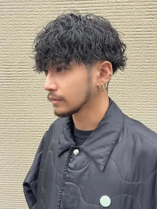 ショート パーマ メンズ SENTA✨メンズ パーマ✨fifth栄のヘアスタイル