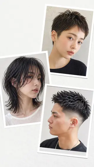 ショート よしなり あみのヘアスタイル