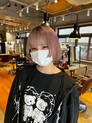 ショート 🌝ぷる艶ハイトーン 柔らかヘア🍅まあやのヘアスタイル
