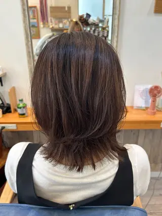 ミディアム ✨透明感カラー✨小形 大美✨のヘアスタイル