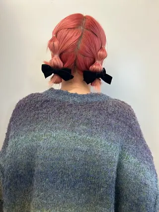ミディアム ヘアアレンジ 倉田 光希のヘアスタイル