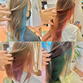 ロング カラー 石井 佑樹のヘアスタイル