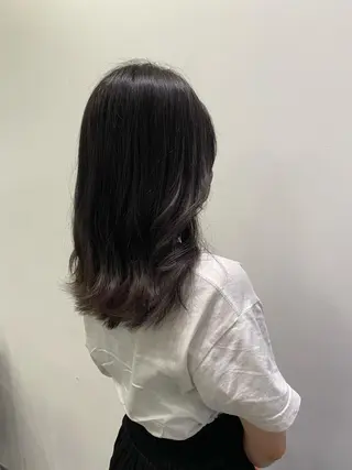 ミディアム カラー ✨透明感カラー✨ 🦖佐々木未来🦕のヘアスタイル