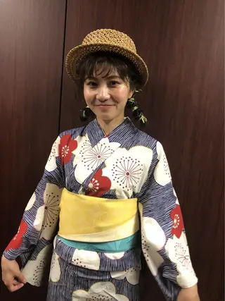 ロング ヘアアレンジ 加藤 綾華のヘアスタイル