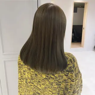 セミロング カラー マンツーマン半個室 tamuraのヘアスタイル