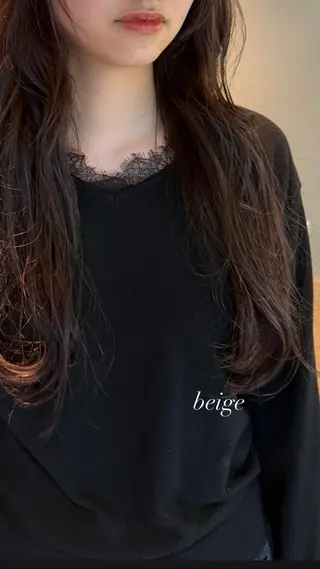 ロング カラー みほ/髪質改善/ モード/ニュアンスのヘアスタイル