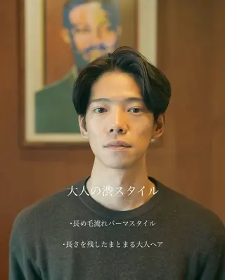 メンズ メンズ似合わせ タチカワユウキのヘアスタイル