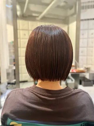 ミディアム 加藤 麻美のヘアスタイル