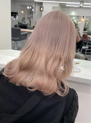 セミロング カラー 全国No.1歴あり HINATA🥇のヘアスタイル