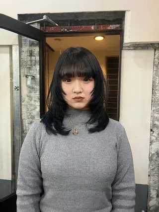 ミディアム 🌈いけだ あみ🌷のヘアスタイル