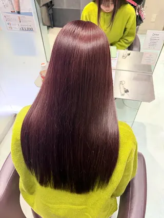 ロング カラー 加藤 奈菜のヘアスタイル