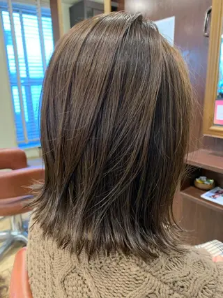 ミディアム 永作 真司のヘアスタイル