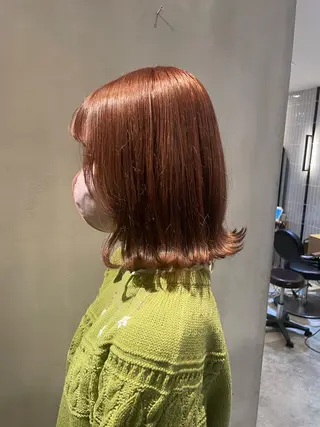 ミディアム 複雑履歴に対応ブリー チ無しダブルカラーのヘアスタイル