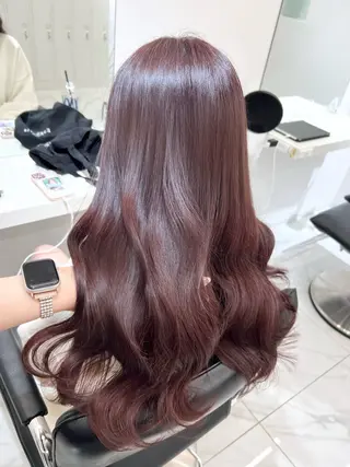 ロング カラー 盛れる顔周り🤍渋谷 Risa🎀のヘアスタイル