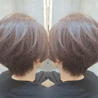 ショート カラー パーマ ヘアアレンジ 6月オープン♪豊見城 Lodattu✁清水のヘアスタイル