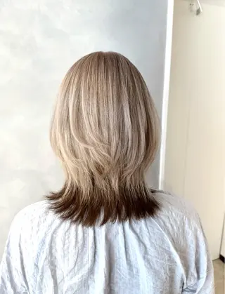 カラー 透明感カラー✨艶髪 制作🌱山根あゆみのヘアスタイル