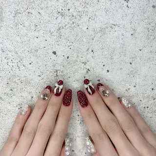 ロング カラー パーマ ヘアアレンジ メンズ キッズ ネイル マツエク・マツパ Salon Ｋのネイルデザイン