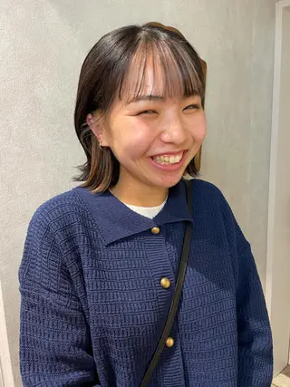 ショート カラー ナチュラル透明感🌱 小山美樹子のヘアスタイル