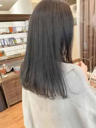 セミロング カラー 髪質改善/ブリーチ 田代 龍我のヘアスタイル