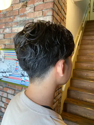 メンズ 高塩翔大 髪質改善のヘアスタイル