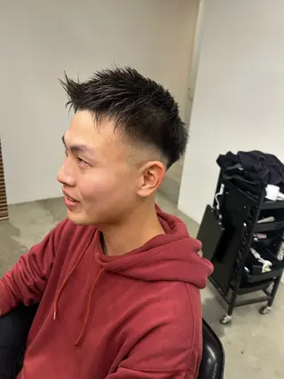 ショート メンズ アンドチル所属・メンズ特化美容師 💫西村一真のヘアスタイル