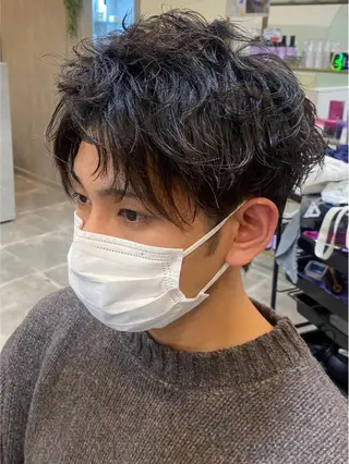 メンズ マスイ カイセイのヘアスタイル