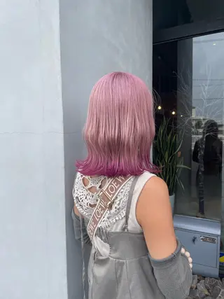 ミディアム カラー 艶髪/透明感カラー/ 韓国/nonokaのヘアスタイル