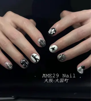 セミロング メンズ AME29 Nail ネイルサロンのネイルデザイン