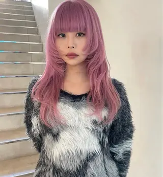 セミロング カラー デザイン/レイヤーカ ット🪐˚⌖MIHOのヘアスタイル