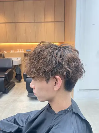 パーマ メンズ fifth天神 パーマ特化/石橋航海のヘアスタイル