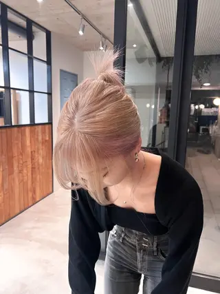 カラー ハイトーン/パーマ 大名 sakiのヘアスタイル