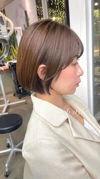 ショート ♡レイヤーボブ パーマ/うらら♡のヘアスタイル