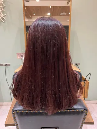 ロング カラー 韓国ヘア🇰🇷 増田夏希のヘアスタイル