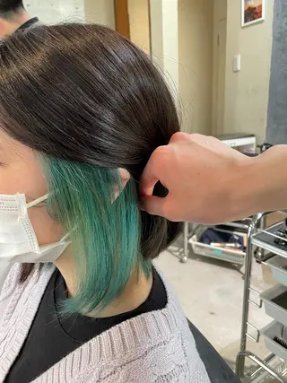 ショート カラー メンズ韓国ヘア👹 KAJIのヘアスタイル