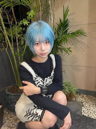 ショート カラー ﾃﾞｻﾞｲﾝｶﾗｰ /ﾕｳﾀﾏﾝ👽のヘアスタイル