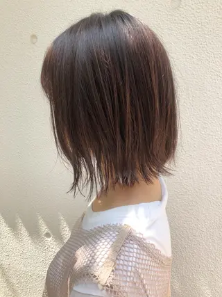 ショート カラー 🩰オリーブ/ ベージュ松本咲花🩰のヘアスタイル