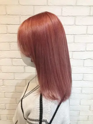 ミディアム カラーアンドケアリタ kitamuuuのヘアスタイル