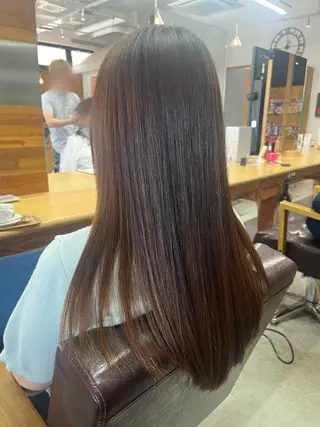 ロング 向井 友菜のヘアスタイル