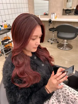 ロング 💖札幌カラー 指名No.1💖玲奈のヘアスタイル