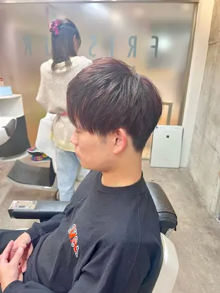 ショート カラー メンズ 佐々木 優人のヘアスタイル