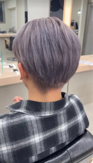 ショート カラー メンズ GRAN LUSSO 【MIHARU】のヘアスタイル