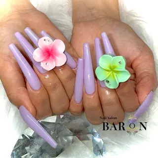 ロング BARON SAKIのネイルデザイン