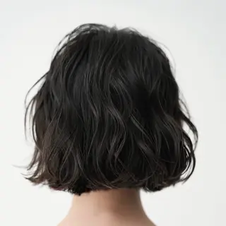 ミディアム カラー ヘアアレンジ 韓国×艶髪 さきのヘアスタイル