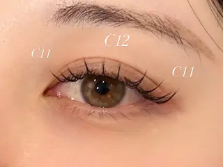 マツエク・マツパ 暖色カラー/アレンジ /束間まつげ🌼のヘアスタイル