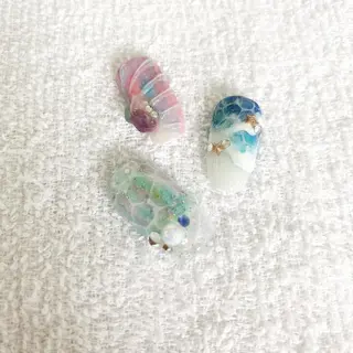 ネイル glassMARY nail田邉もも子のネイルデザイン