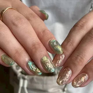 ネイル 草加ニュアンスネイル 🌚hersのネイルデザイン